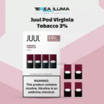 JUUL Pods Virginia Tobacco 3% 4PcPack