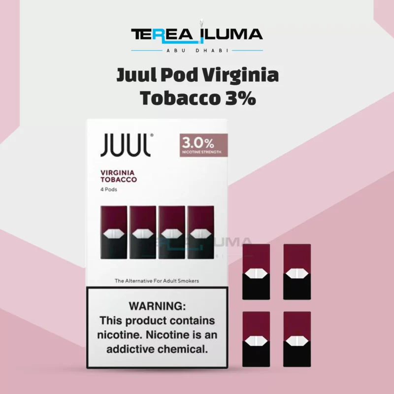 JUUL Pods Virginia Tobacco 3% 4PcPack