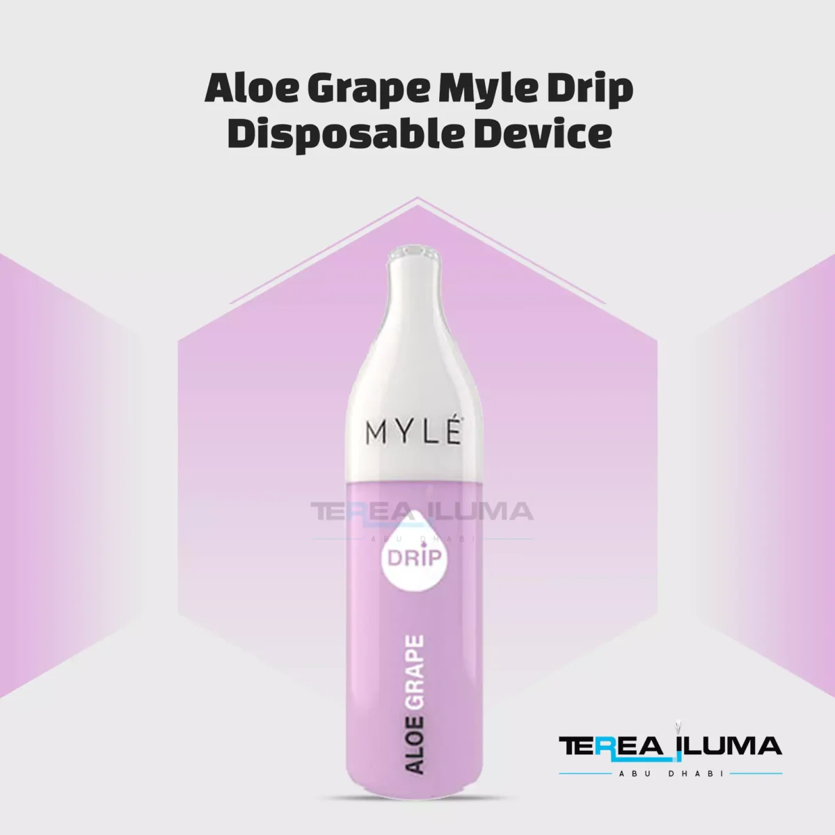 Myle drip aloe grape disposable device