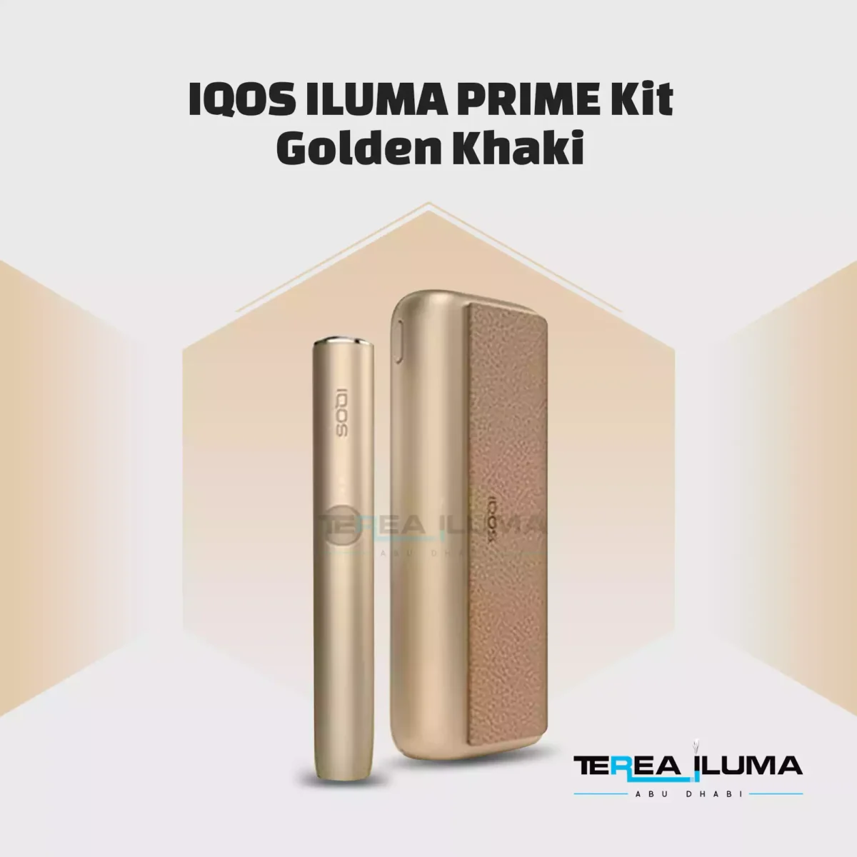 Iqos iluma prime golden khaki