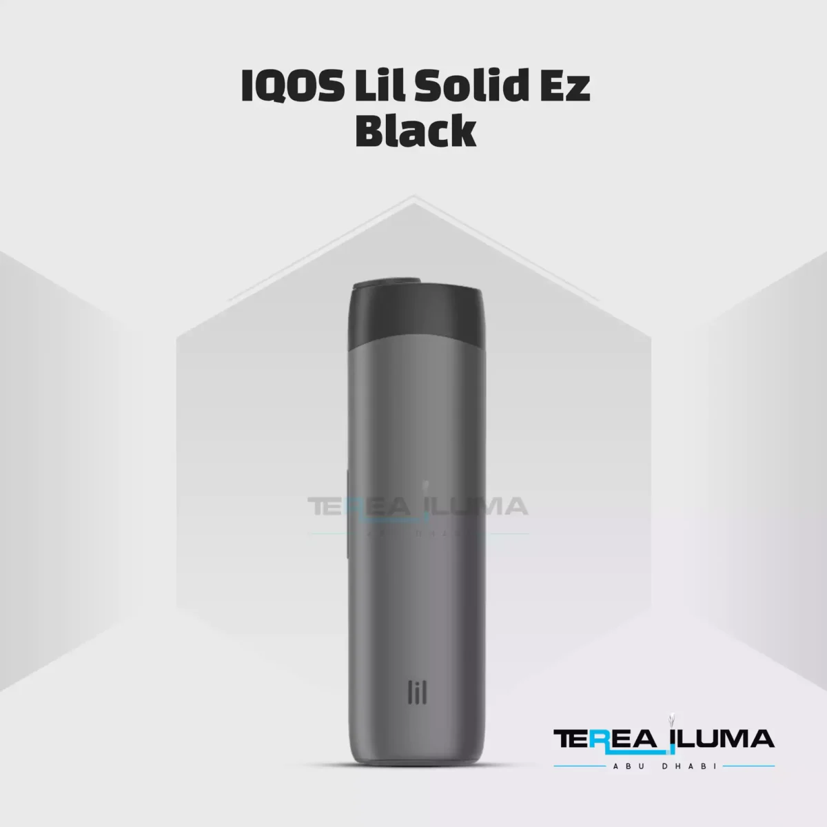 Buy iqos lil solid ez black for vaping in the abu dhabi uae