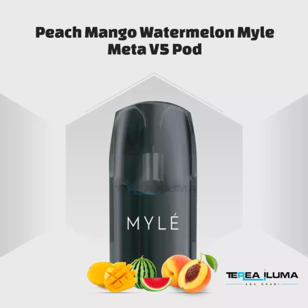 Buy Peach Mango Watermelon Myle Meta V5 Pod in Abu Dhabi