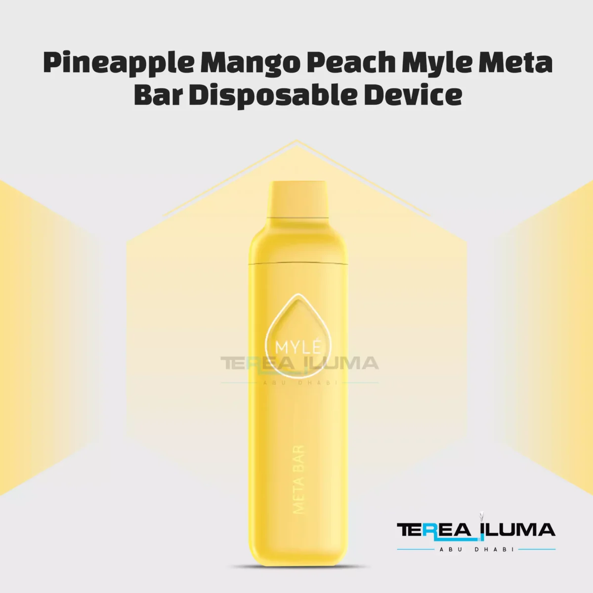 Pineapple mango peach myle meta bar disposable device in abu dhabi & dubai uae