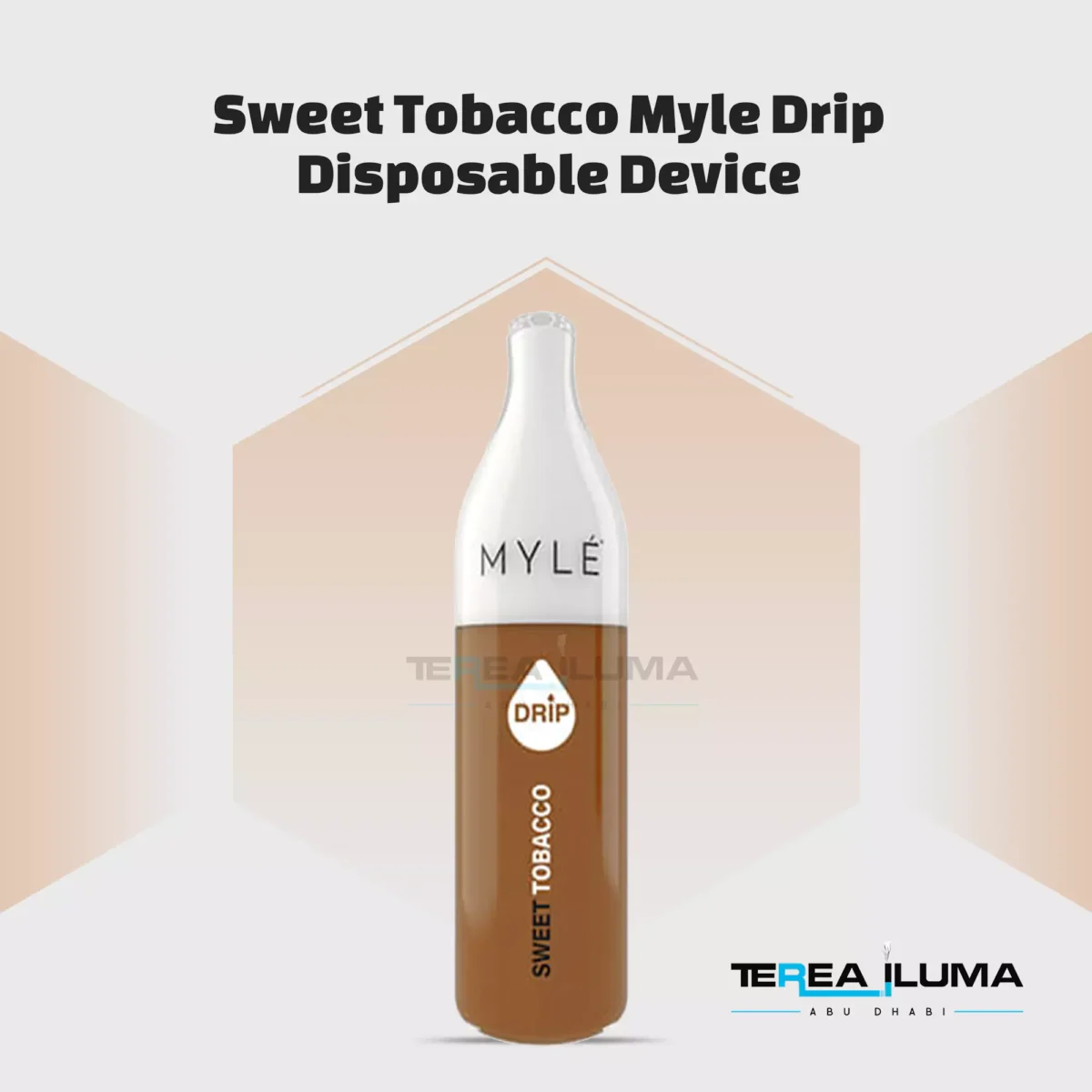 Myle drip sweet tobacco disposable device